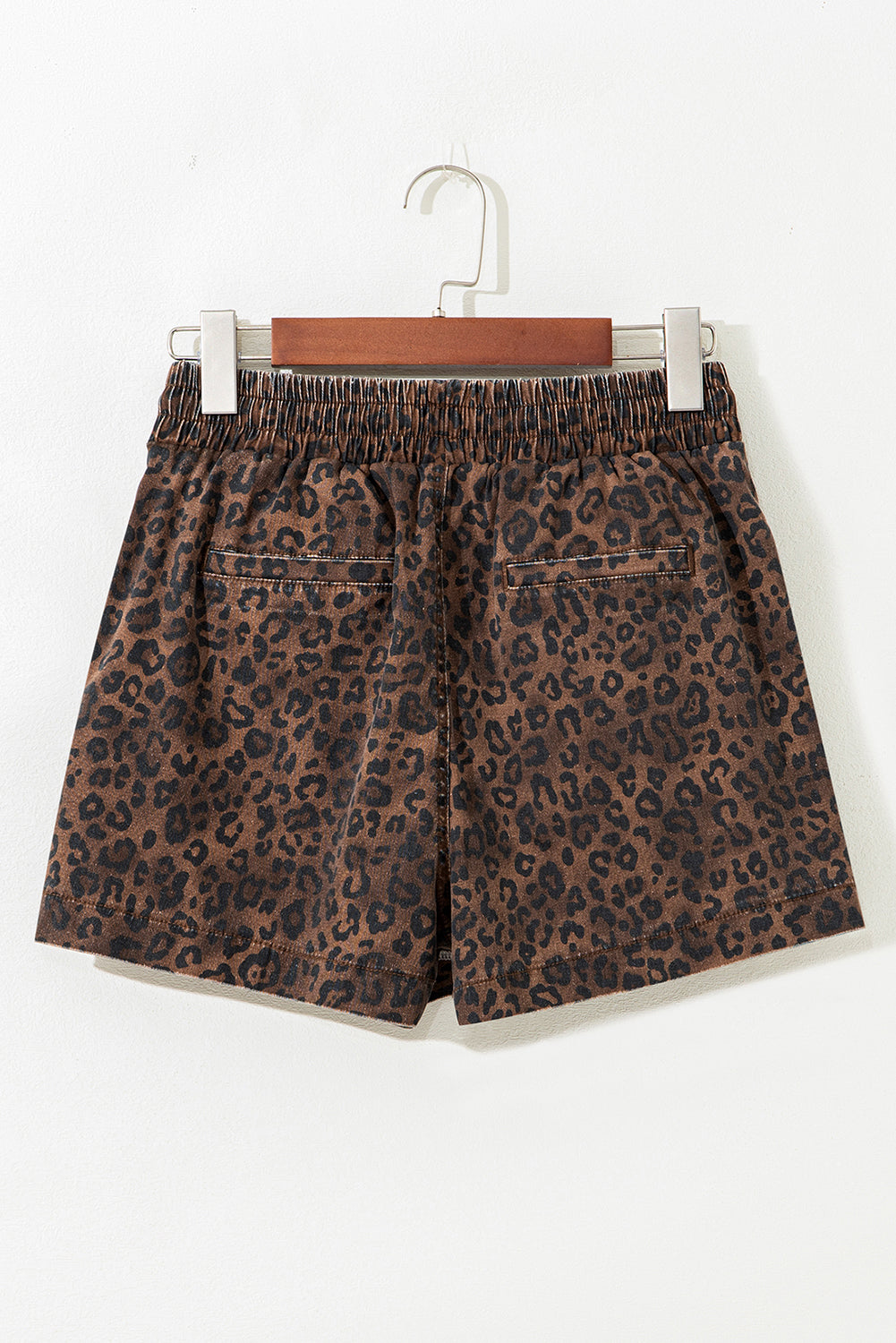 Bella Skort | Denim, Leopard Print, Adjustable Drawstring