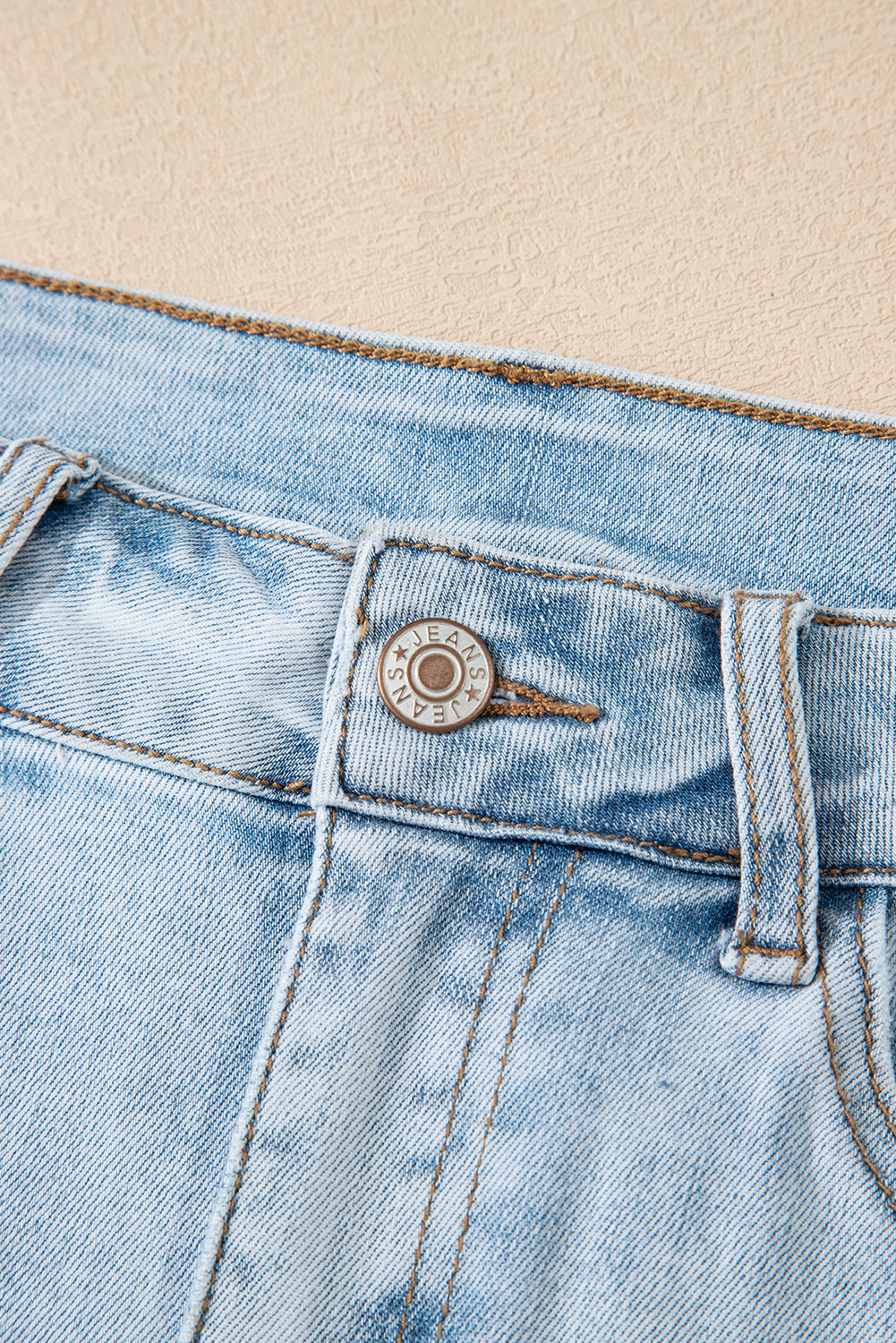 Breezy Ladies Denim Shorts | High Rise, Distressed Design