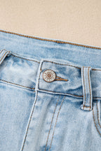 Breezy Ladies Denim Shorts | High Rise, Distressed Design