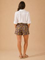Elysia Floral Ladies Shorts | Elastic Waist, Loose Fit, Soft Fabric