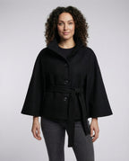 Zahara | Elegant Women's Wrap Jacket with Stand-Up Collar for Stylish Winter Looks