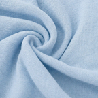 Close-up of powder blue woven fabric texture