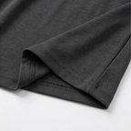 Heather grey midi dress sleeve hem and stitching detail