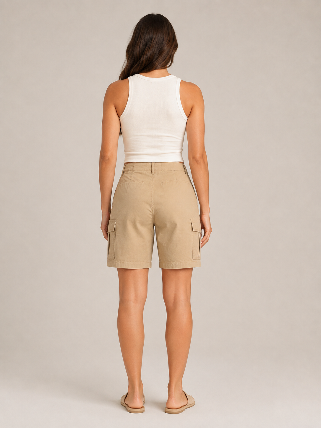 Juno Sports Shorts | High-Waist, Elastic Waist, Pockets