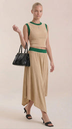 Two Piece Skirt and Top Set | Lightweight Bohemian Style