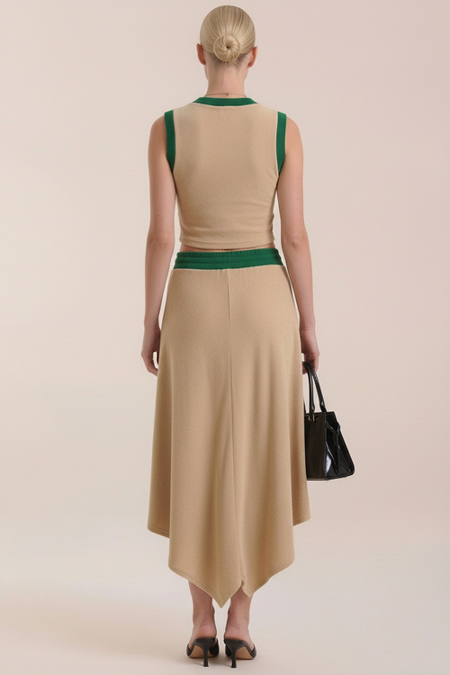 Two Piece Skirt and Top Set | Lightweight Bohemian Style