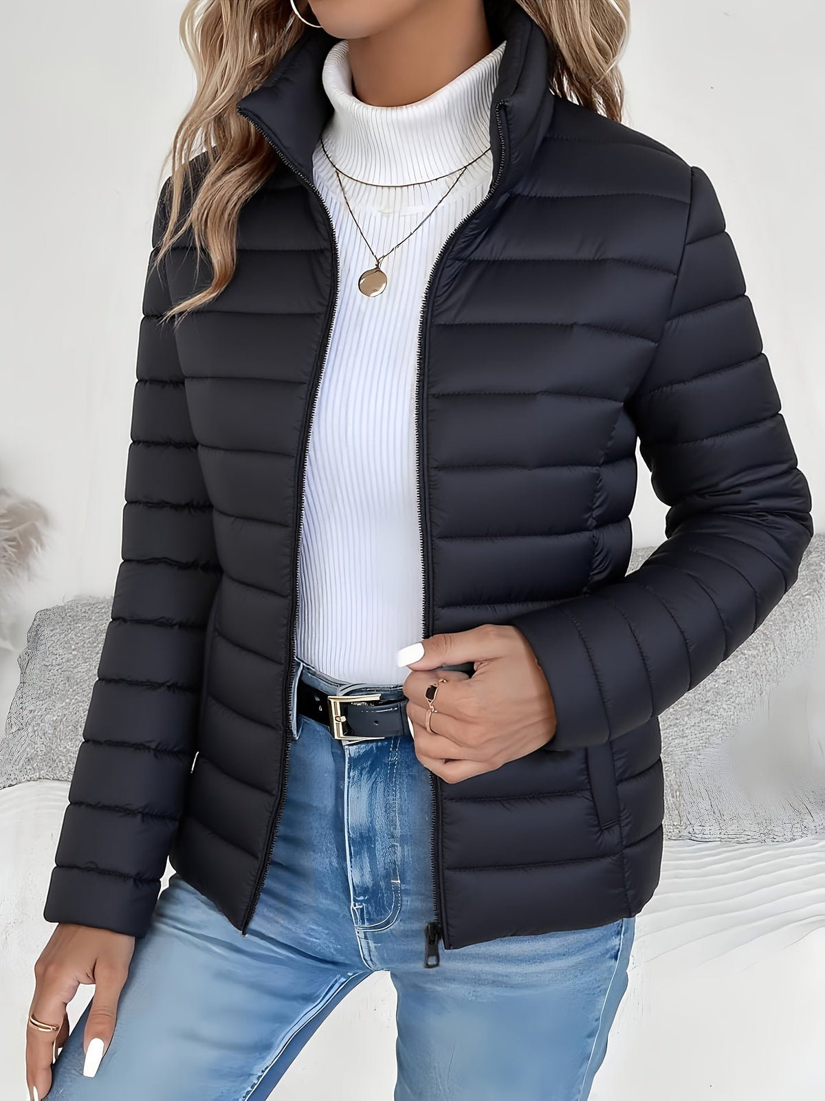 Zahara Women's Transitional Jacket | Stand Collar & Light Warmth