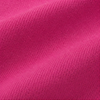 Wearbella coat fabric close-up showing its textured fuchsia wool-look weave