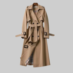 Chāme | Long Trench Coat with Belt