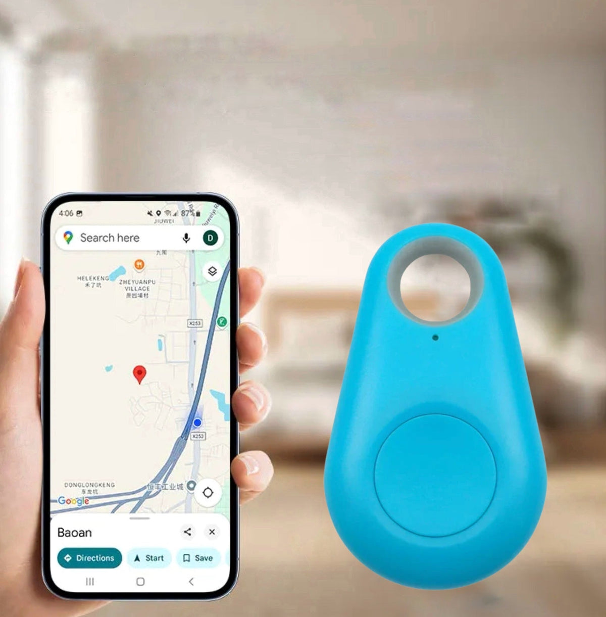 KidLocate | Mini GPS Tracker for Kids with Real-Time Location & SOS