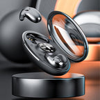 Wireless sleep earbuds in charging case with earbuds shown