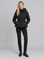 Women's Amore belted puffer jacket – front view