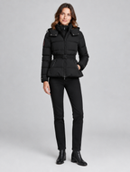 Women's Amore belted puffer jacket – front view