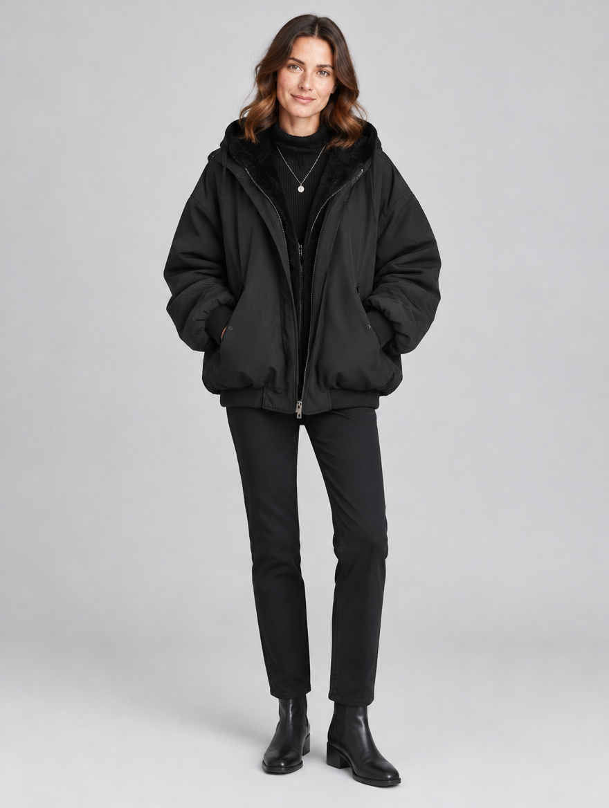 Women's Amore double-layer winter coat – front view