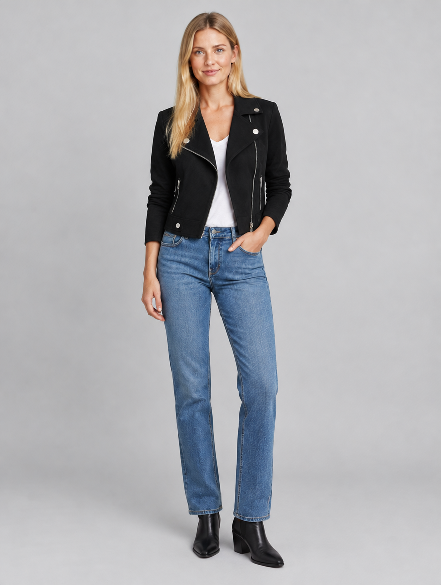 Women's Zahara biker jacket – front view