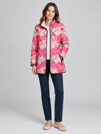 Women's Wearbella floral print quilted jacket – front view