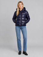 Women's Luna hooded puffer jacket – front view