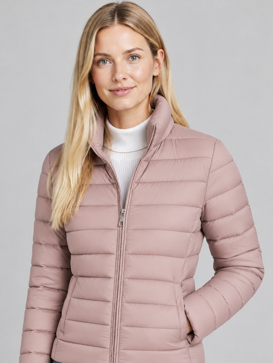 Women's Zahara lightweight quilted jacket – close-up