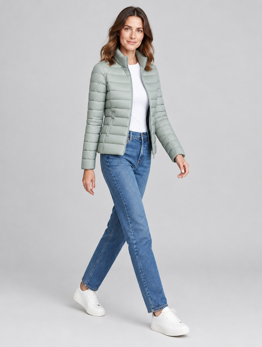 Women's Zahara lightweight quilted jacket – side view
