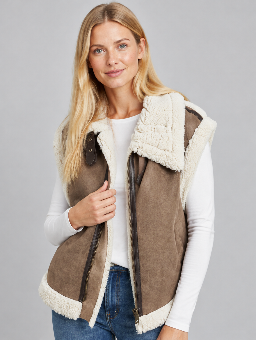 Women's Isana lined gilet – close-up