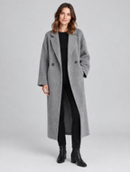 Women's Sephira long oversized coat – front view