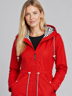 Women's Pamelo longline hooded jacket – close-up